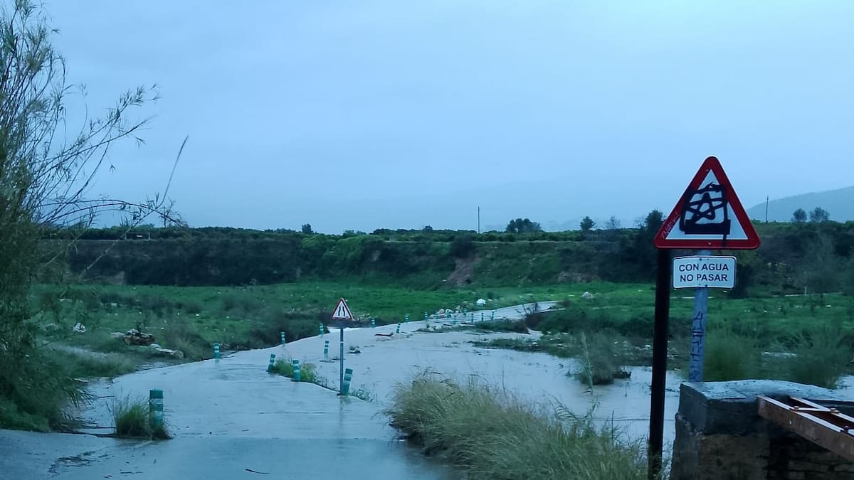 Beniflà acumula más de 200 litros por metro cuadrado en menos de 24 horas