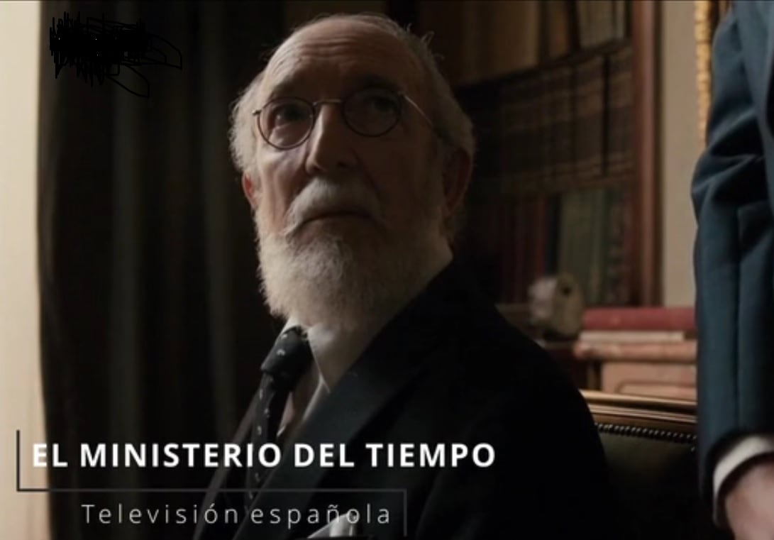 Luis, en su papel en el Ministerio del Tiempo como Ramón Menéndez Pidal