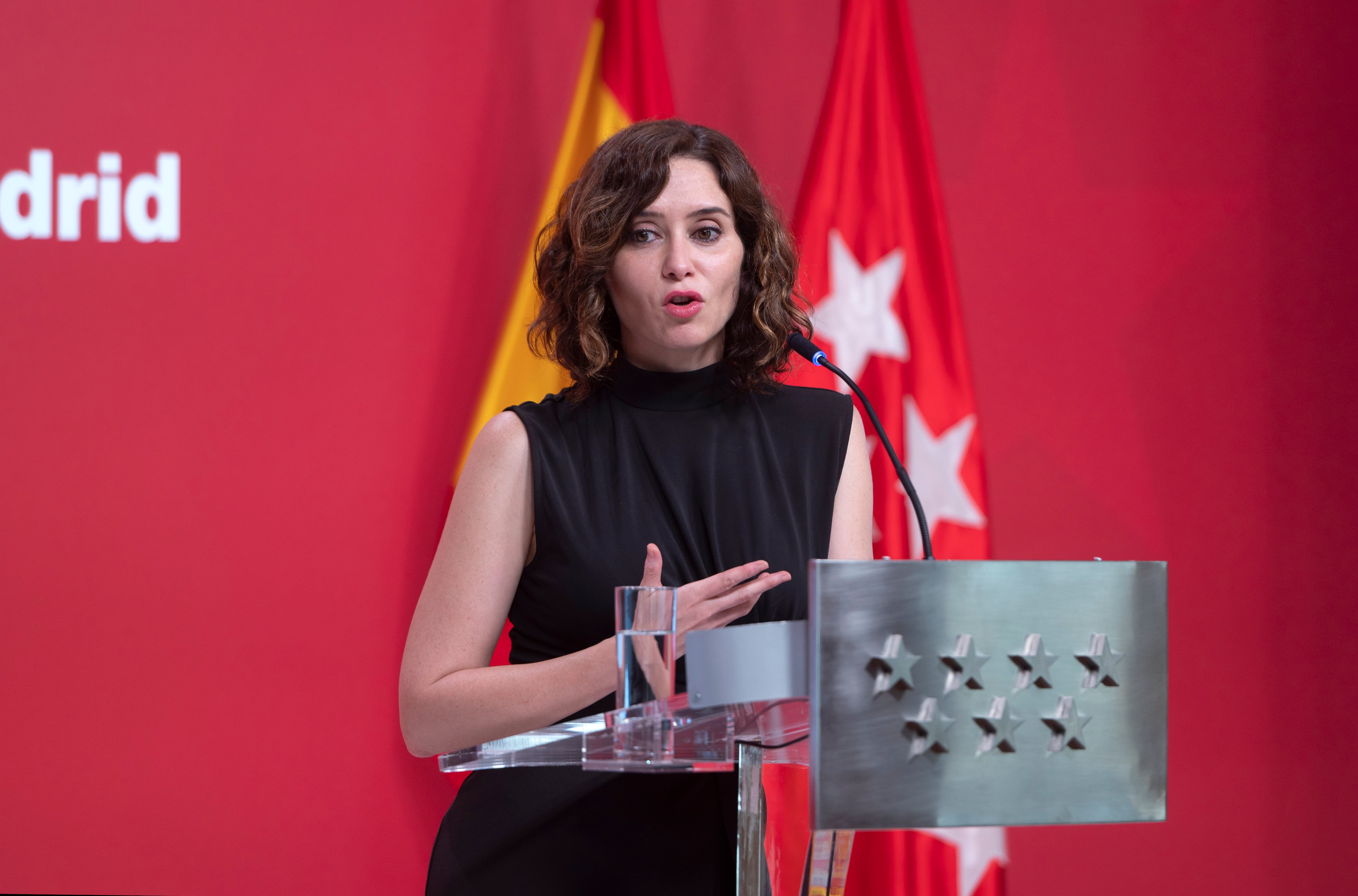 sabel Natividad Díaz Ayuso, presidenta de la Comunidad de Madrid.​