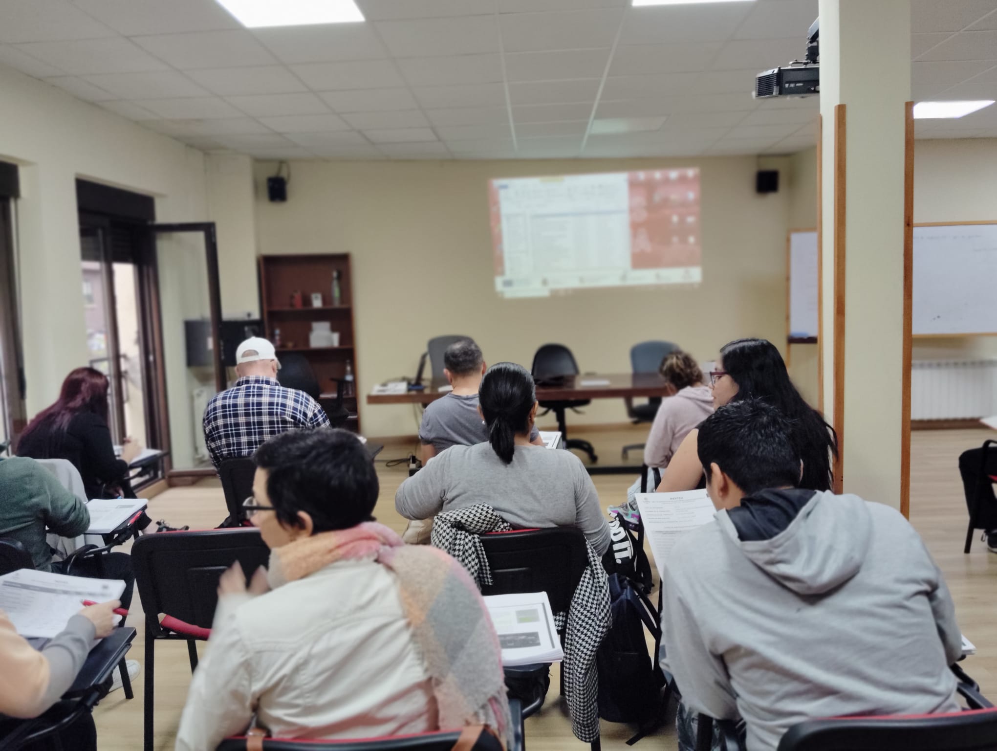 Participantes en el programa de empleo de Cáritas en Ávila