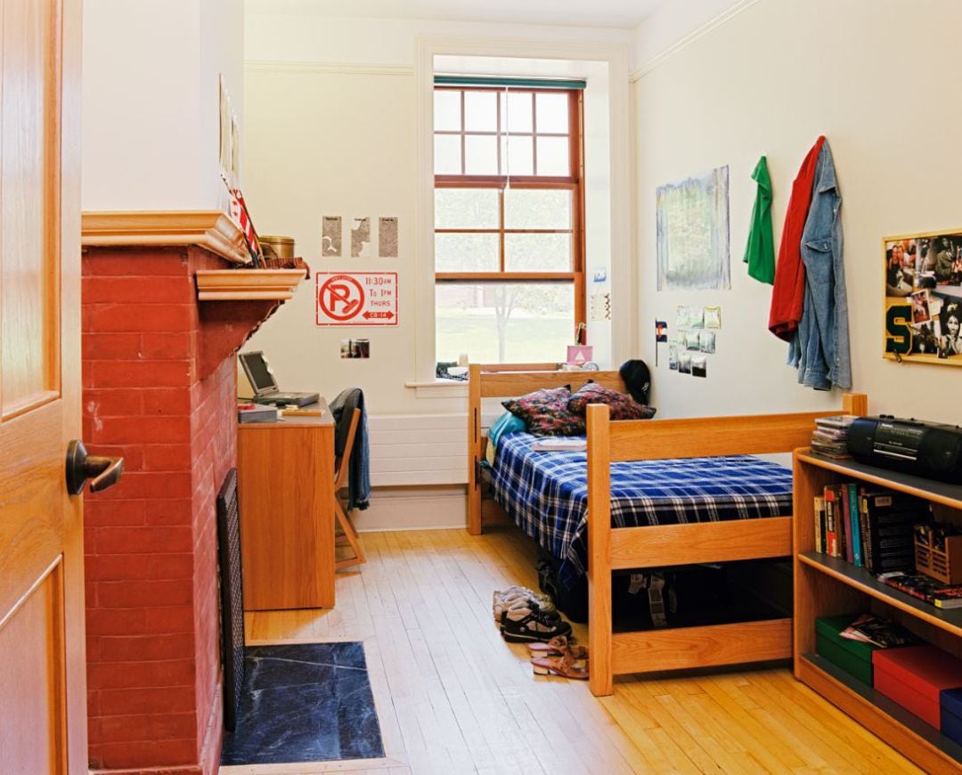 Habitación de una residencia de estudiantes