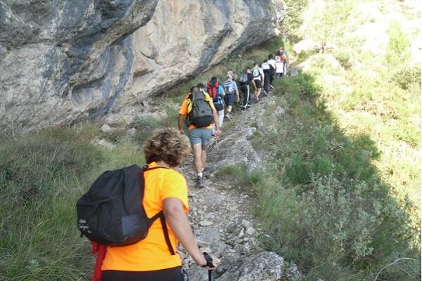 Día del senderista en Sax