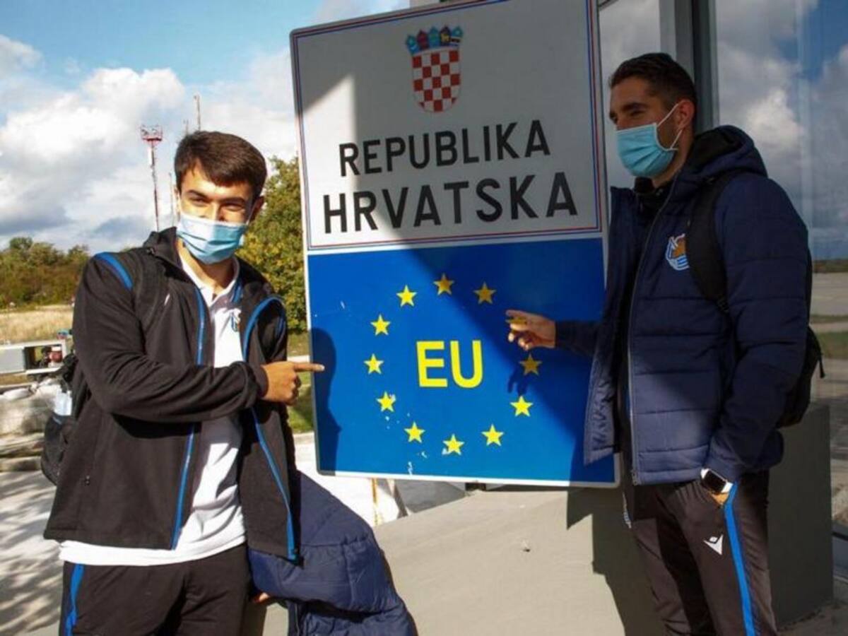 La Real ya está en Croacia con 24 jugadores