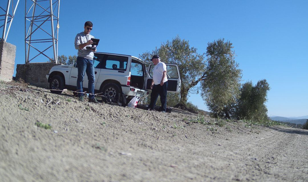 Investigadores de la UJA, sobre el terreno