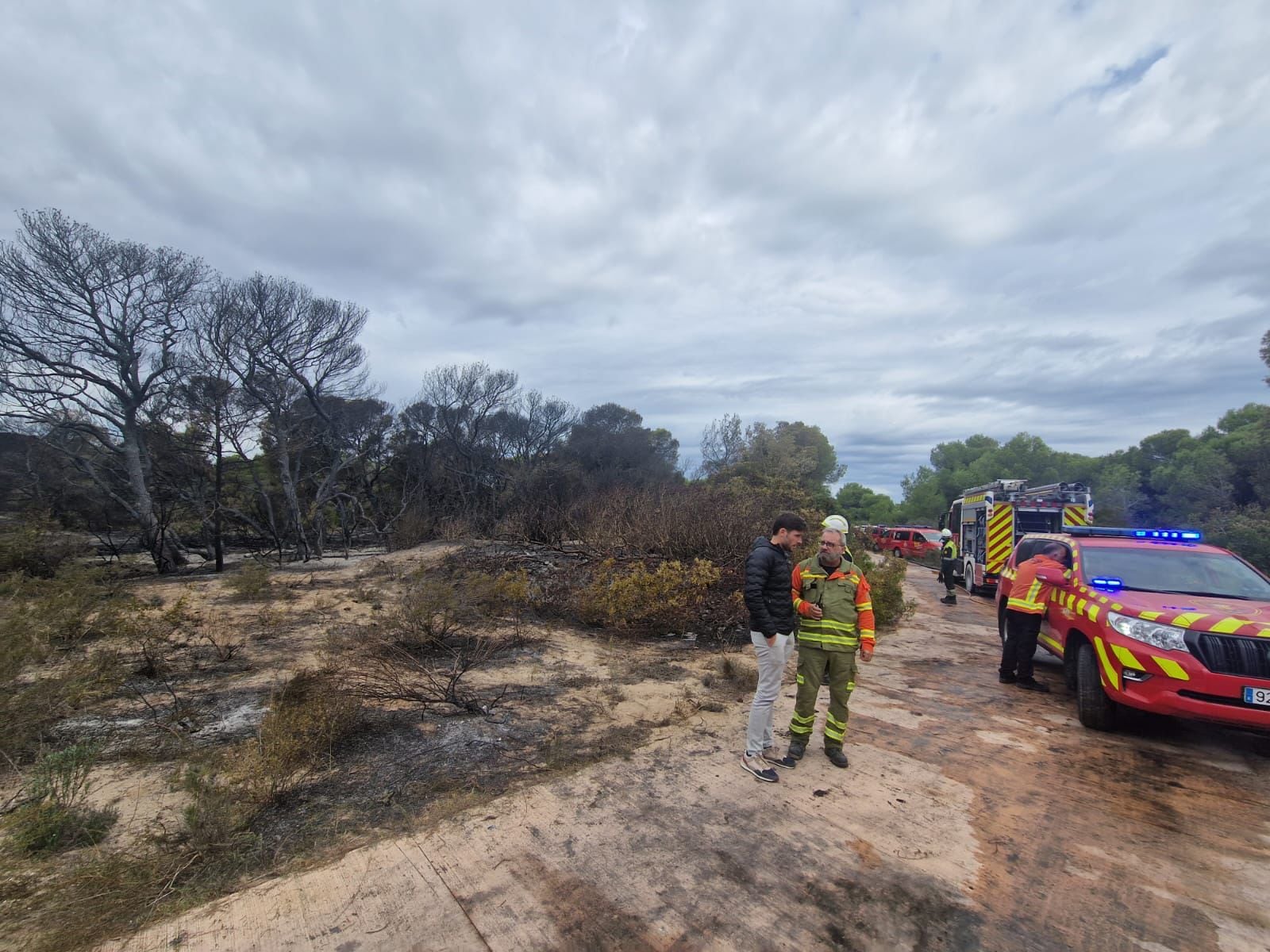 El concejal de Prevención y Extinción de Incendios en el Ayuntamiento de València, Juan Carlos Caballero, se compromete a &quot;no escatimar esfuerzos&quot; para proteger el Parque Natural de la Albufera