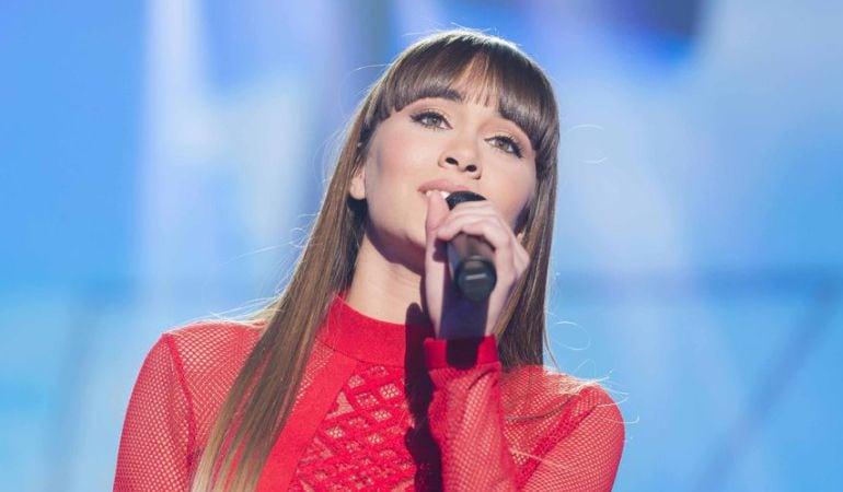 Aitana, durante una de las galas.