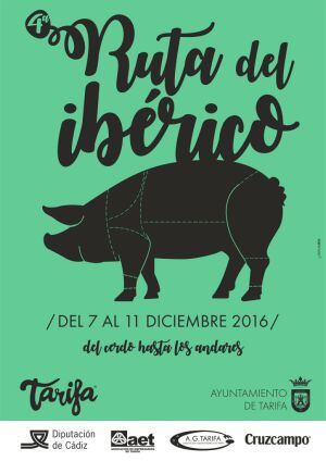 Cartel IV Ruta del Ibérico de Tarifa
