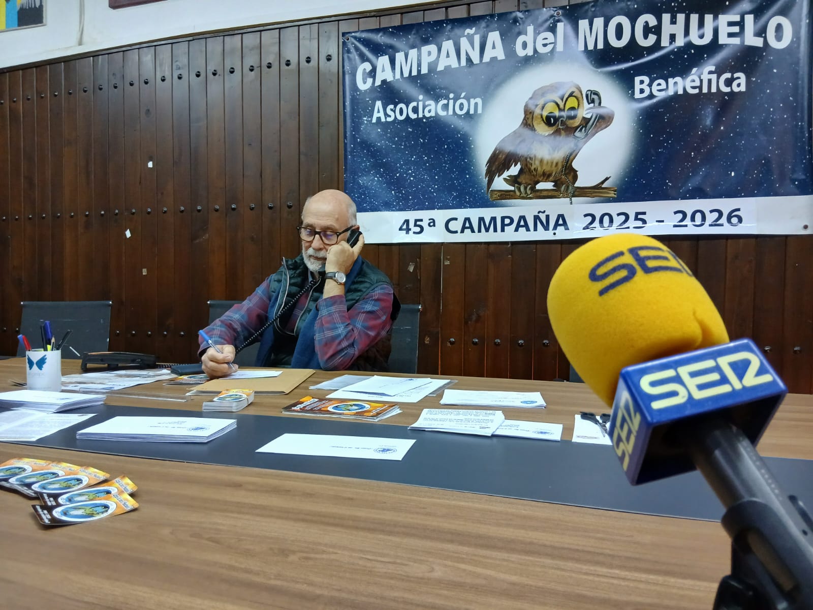 Despacho provisional de la Campaña de El Mochuelo en el Edificio de la Real Carnicería