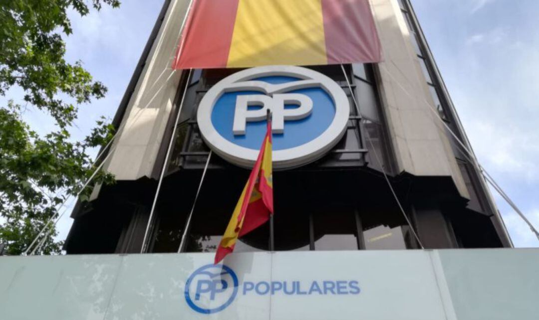 Imagen de la sede del PP en la calle Génova de Madrid