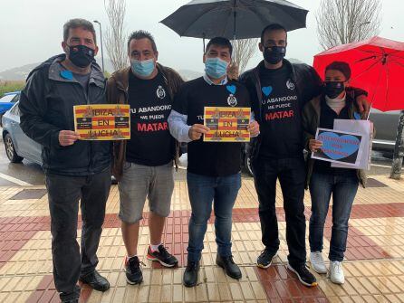 Participantes en la movilización