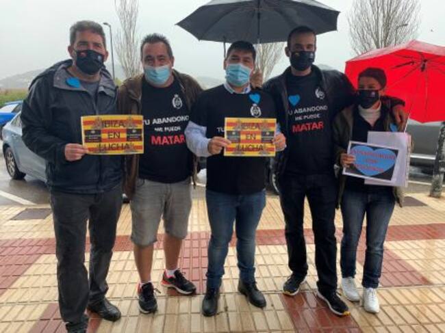 Participantes en la movilización