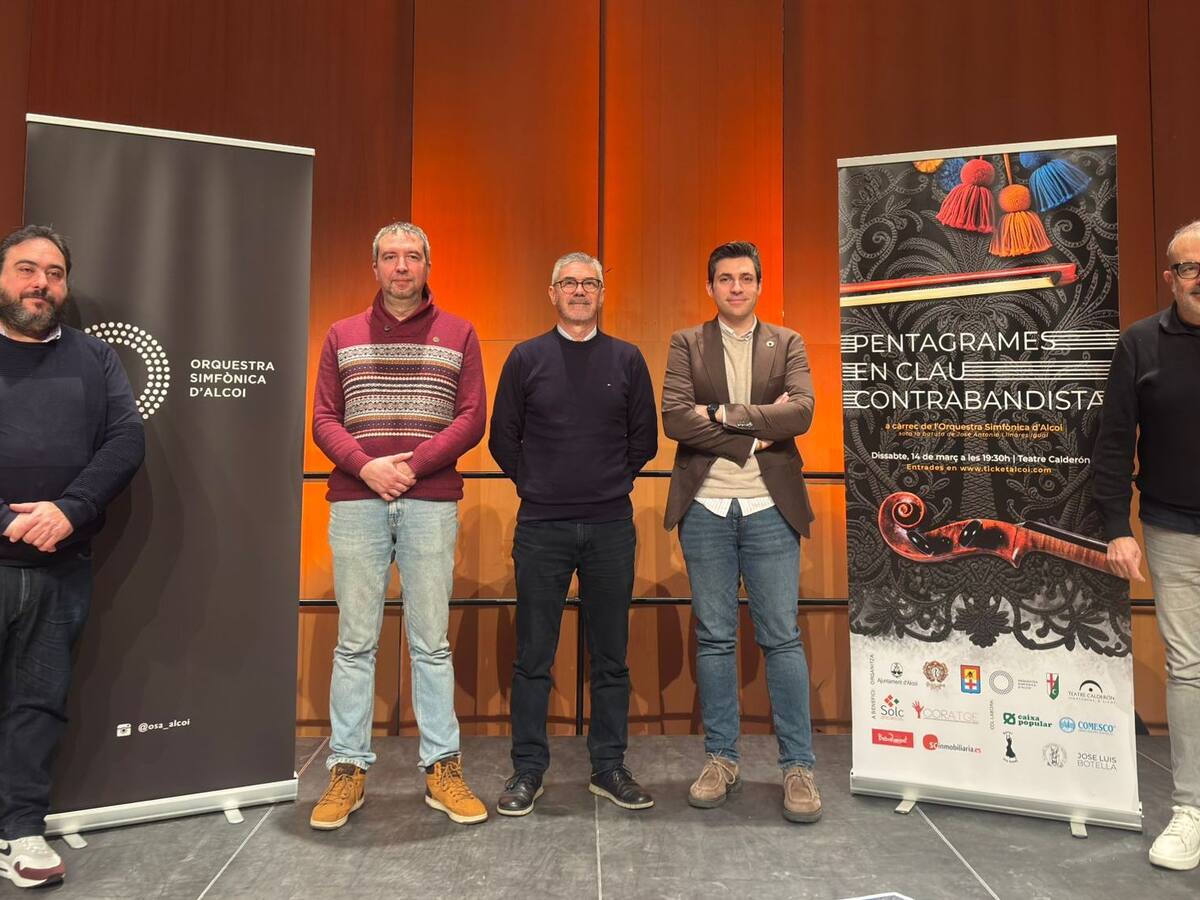 La Filà Andaluces y su capitán organizan un concierto sinfónico para el 14 de marzo en el Teatre Calderón d'Alcoi