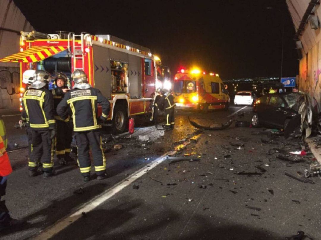 Accidente de tráfico en la M50