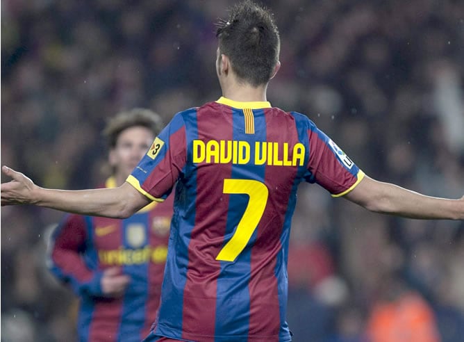 David Villa, el 7 de España