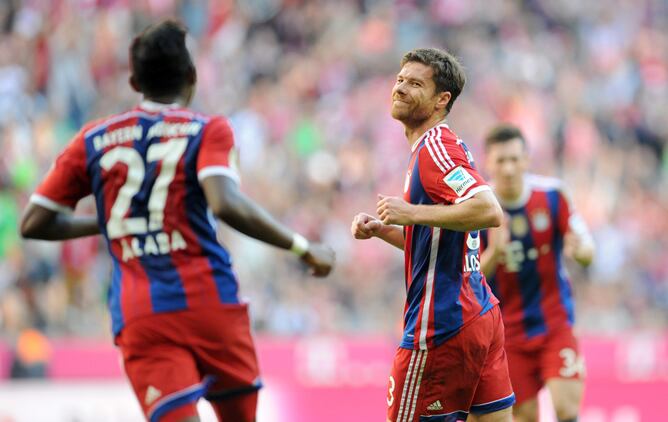 Xabi Alonso, goleador con el Bayern
