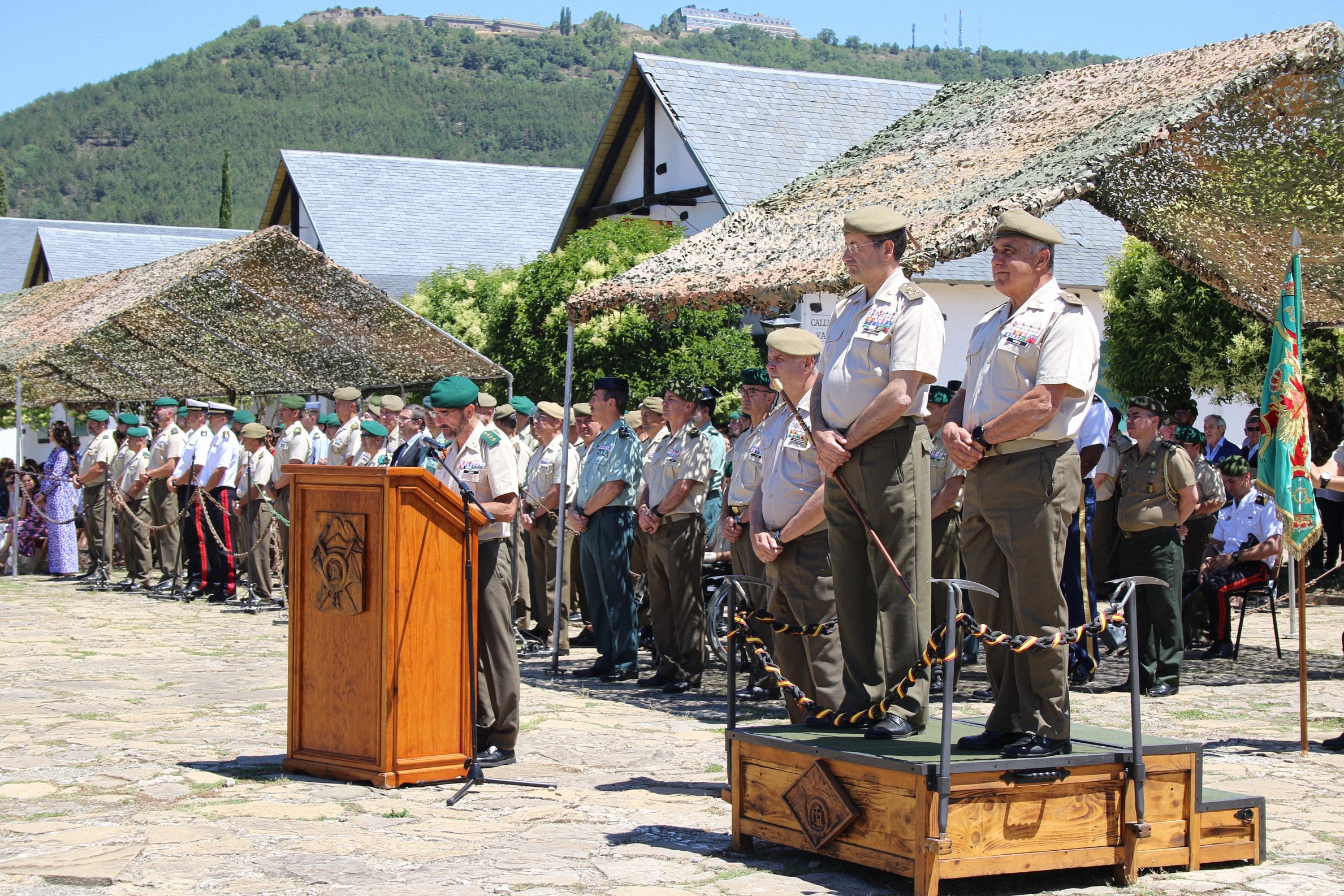 Clausura Curso Escuela Militar de Montaña de jaca