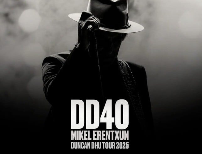 Cartel de la gira 40 Aniversario de Duncan Dhu.