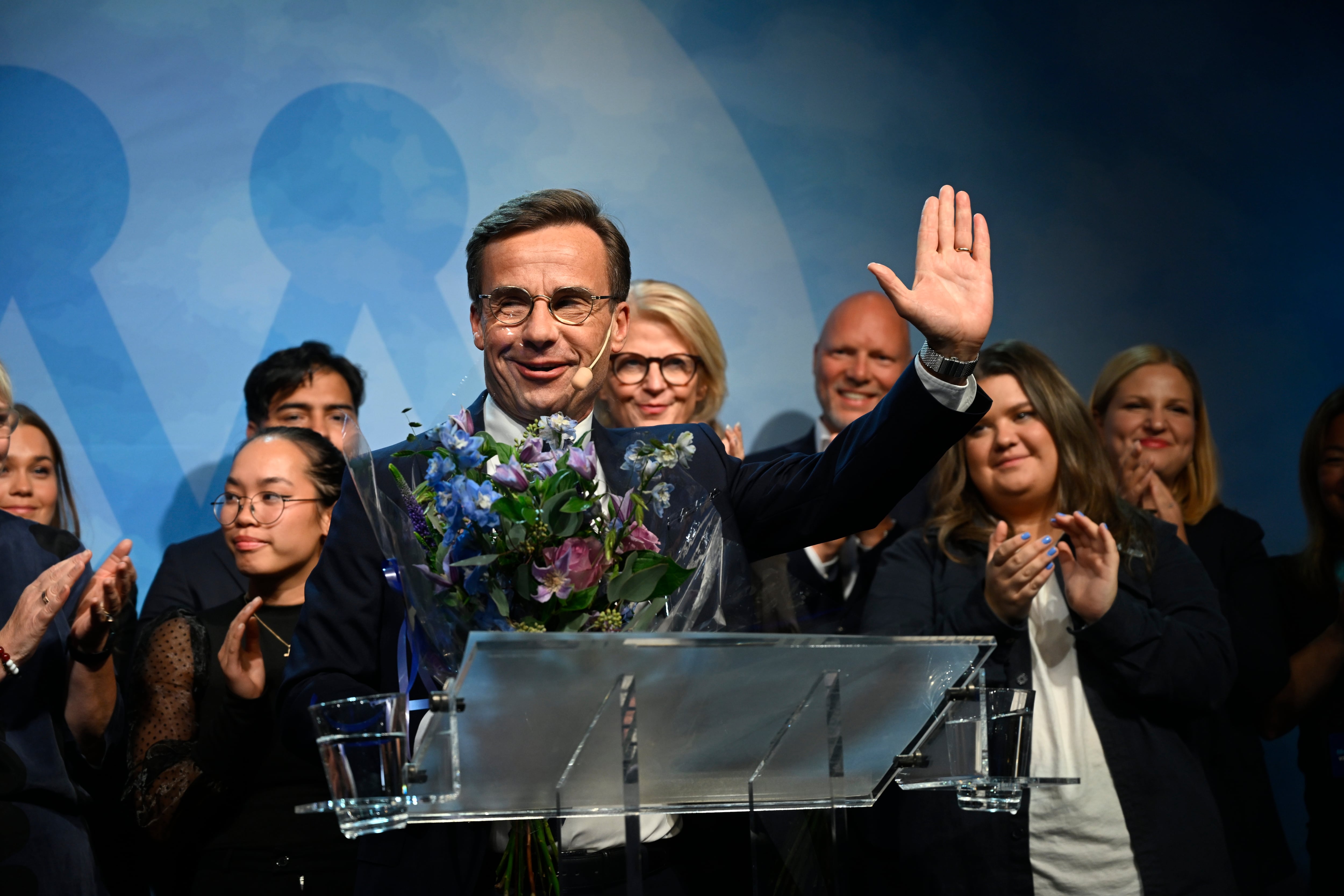 Ulf Kristersson, líder del partido moderado sueco.