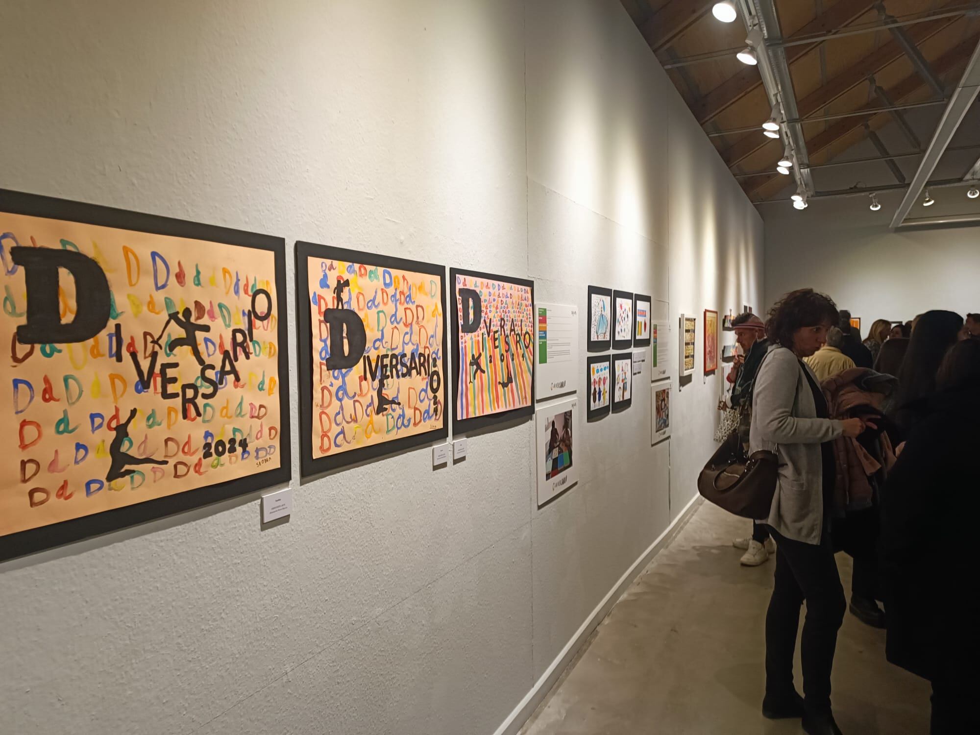 Exposición artística de Diversario en el Centro Cultural del Matadero en Huesca