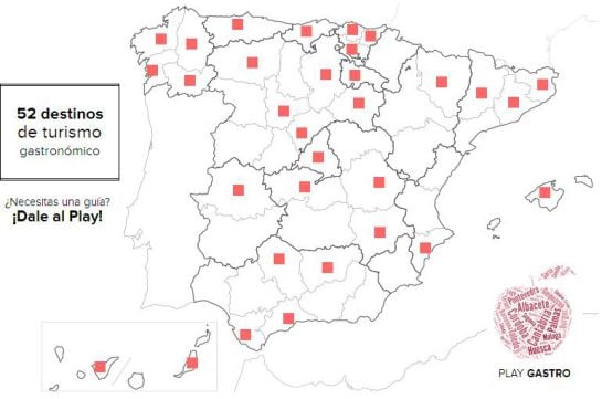 Cada punto del mapa es una audioguía llena de momentos de placer.