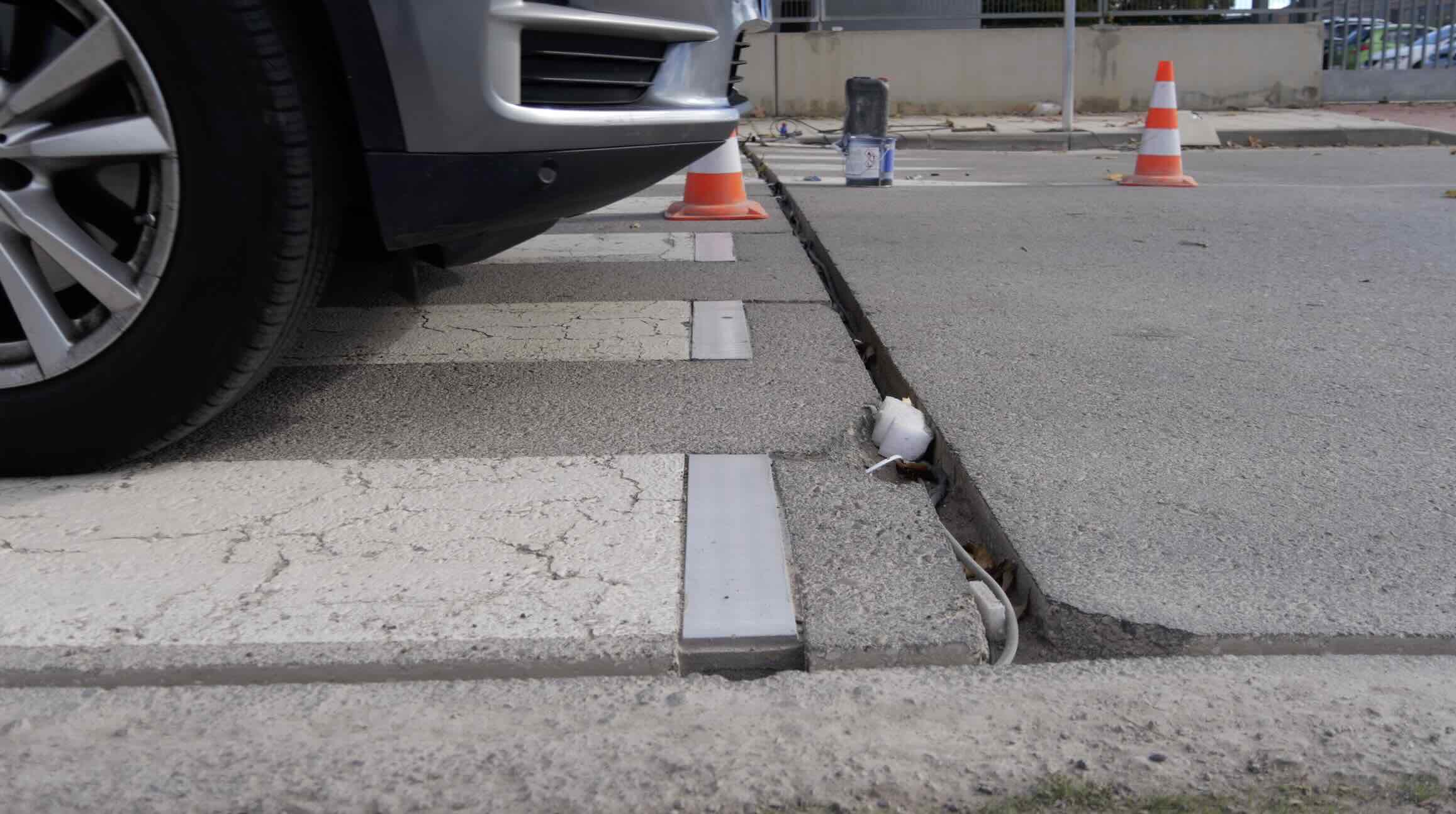 Instalación dispositivos luminosos en Alovera