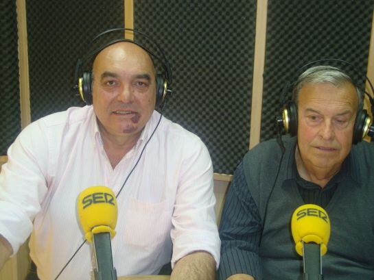 Jesús Pina y Pepe Cote durante una intervención en nuestro programa &quot;Camino de Feria&quot; en junio de 2013