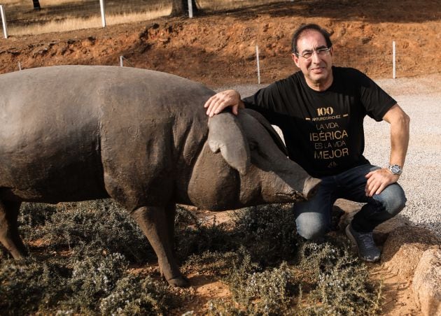 Arturo Sánchez, en la finca sevillana donde celebró los 100 años de la empresa.