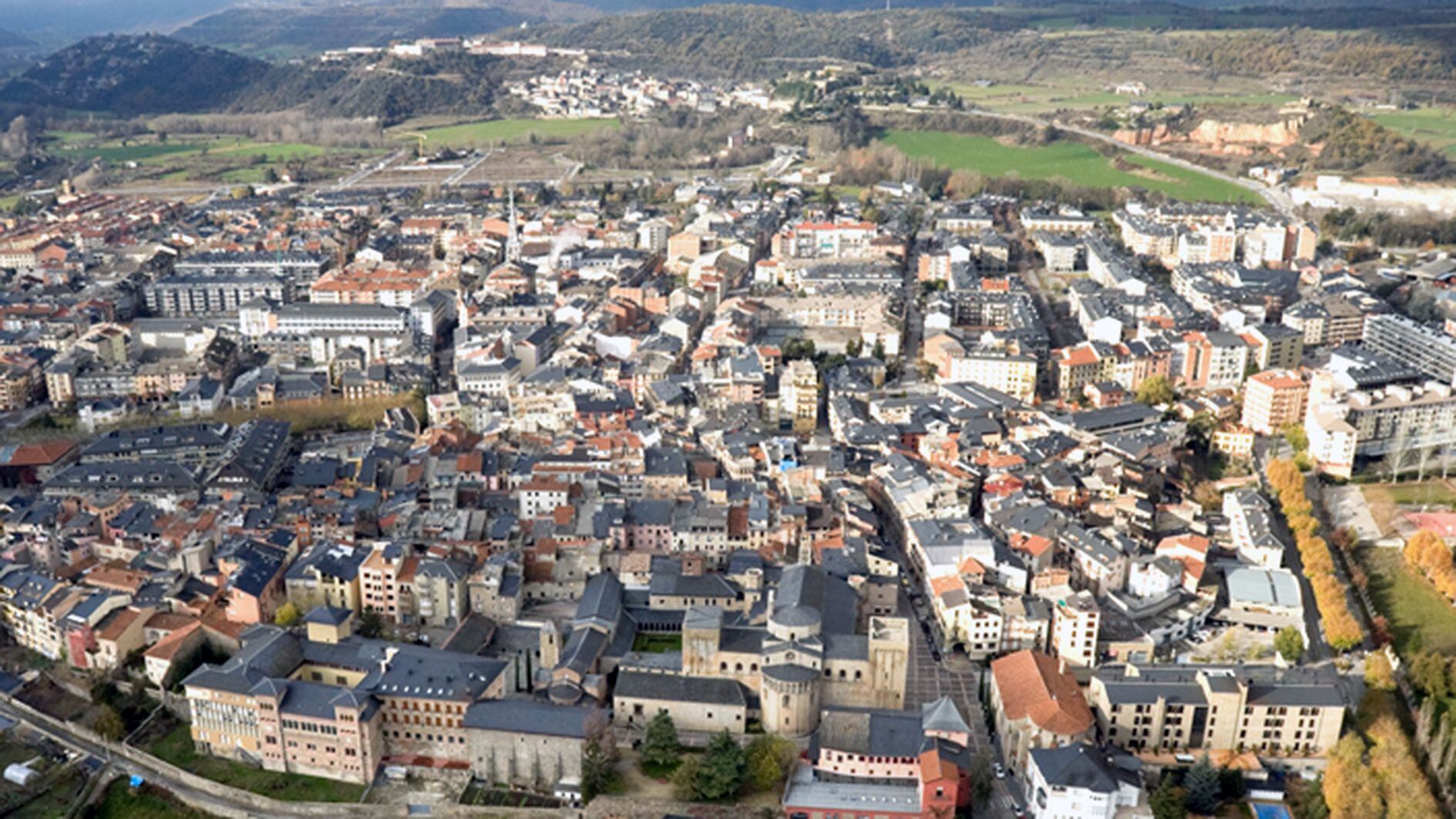 Vista panoràmica de la Seu d'Urgell.