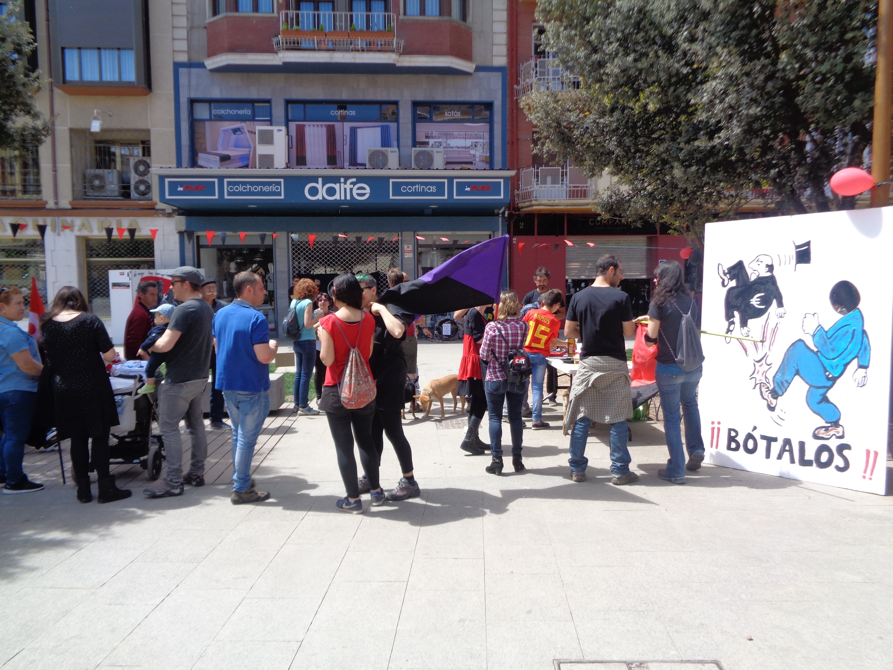 Imagen de archivo de una convocatoria de CNT y CGT del Día Internacional de la Mujer