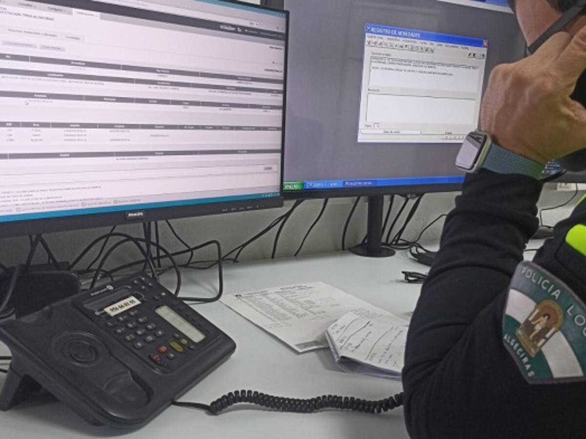La Policía Local de Algeciras gestionó más de 3700 activaciones del 112 en 2022