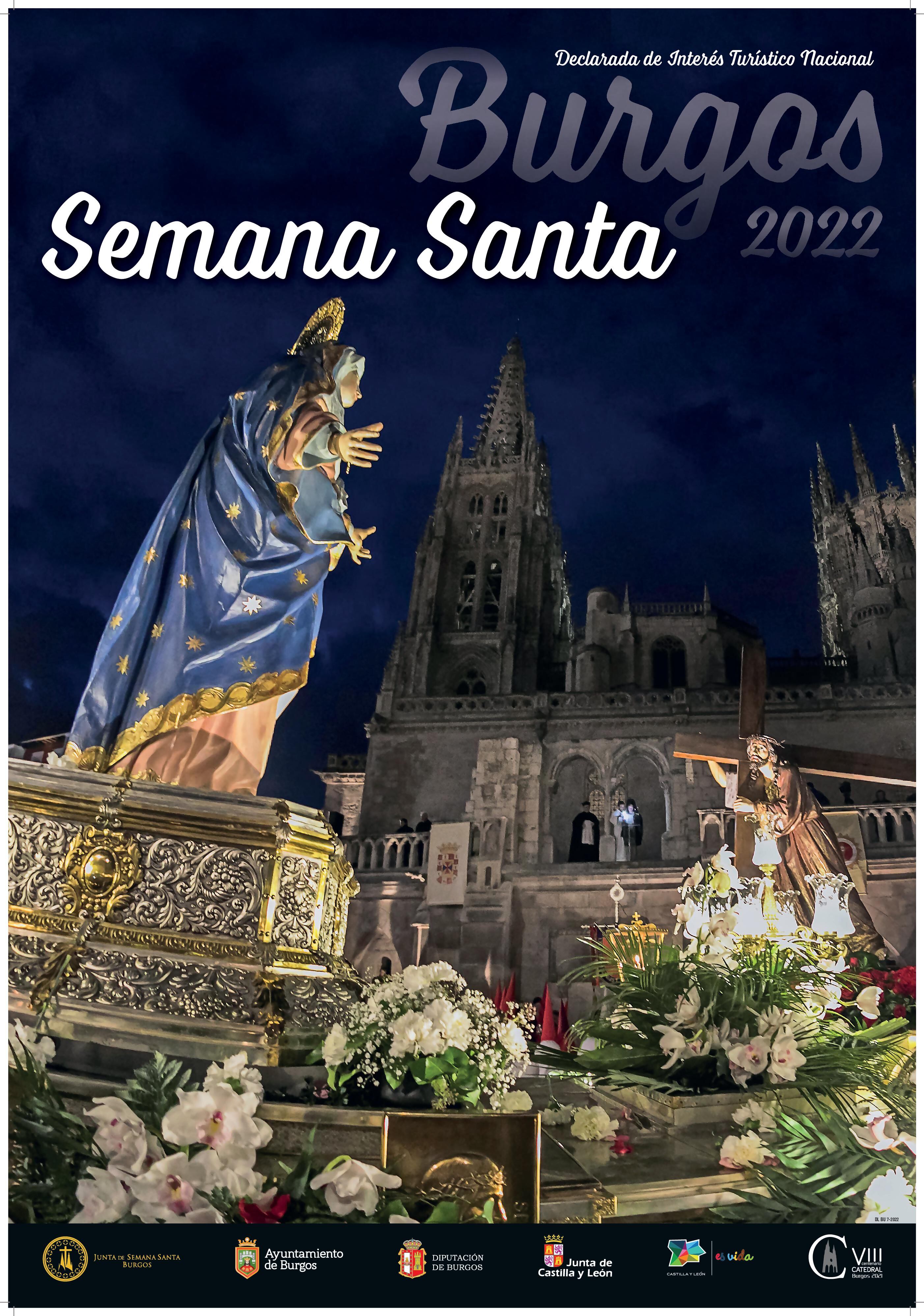 La procesión de El Encuentro es la imagen de la Semana Santa de Burgos 2022