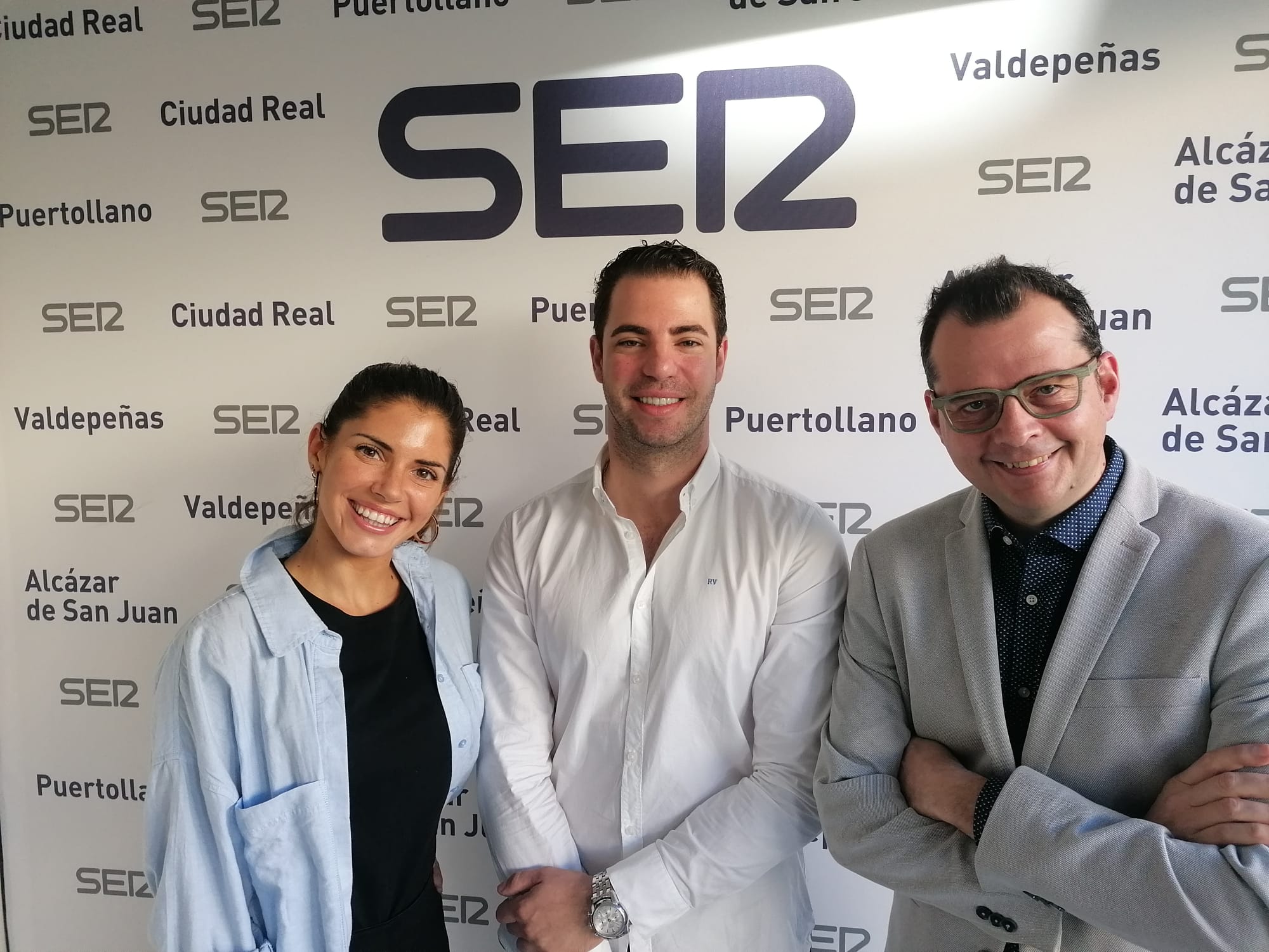 Alicia Anaya, David Ballesteros y Diego Palomares en SER Ciudad Real