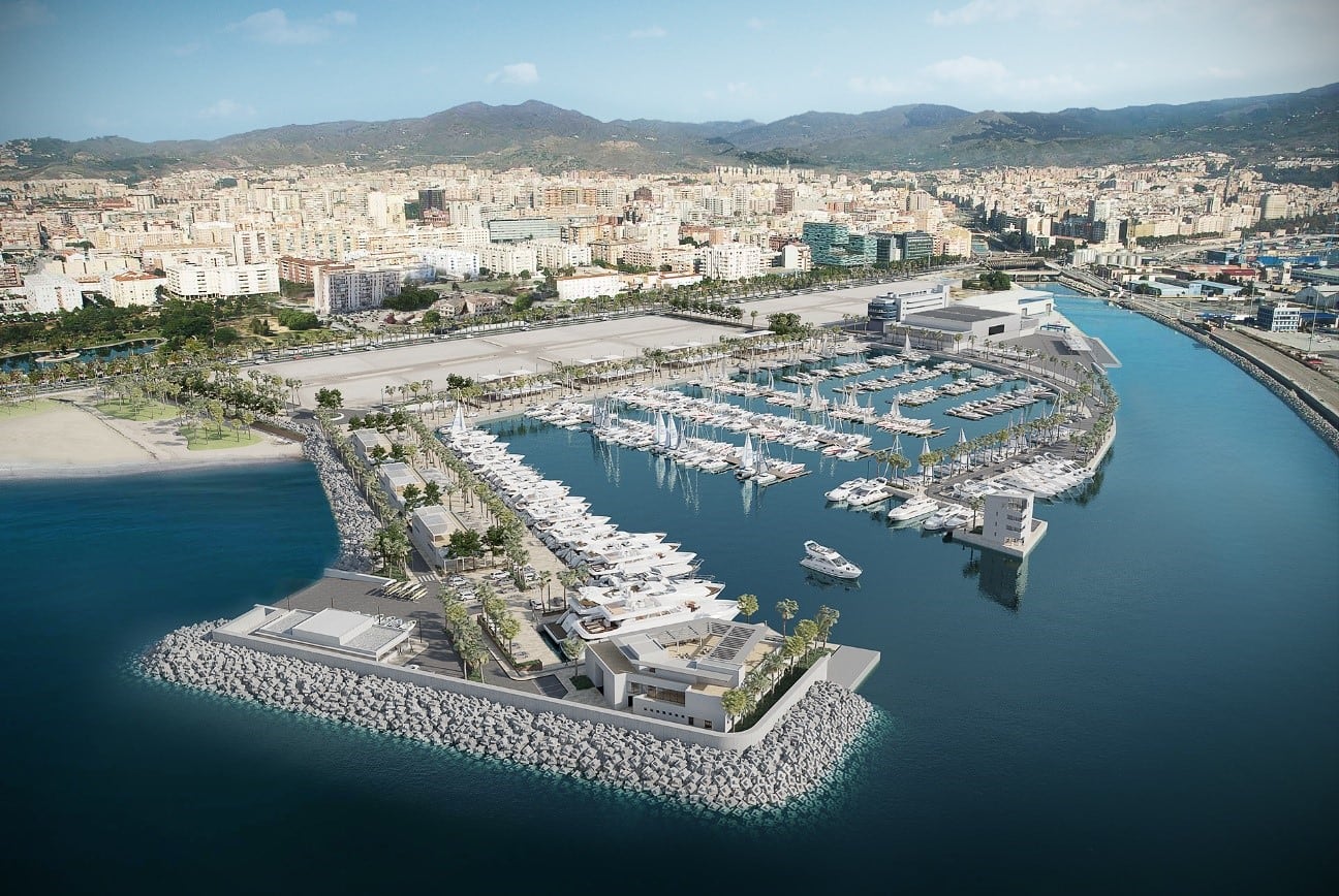 Proyecto del nuevo puerto deportivo de San Andrés de Málaga