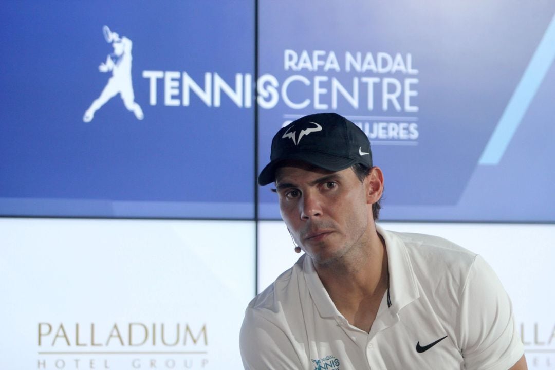 Rafael Nadal en Cancún, durante la presentación de su primer centro deportivo fuera de España.