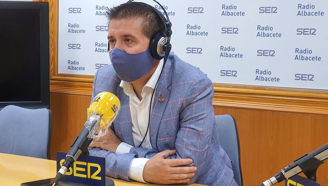 Santiago Cabañero, en Radio Albacete