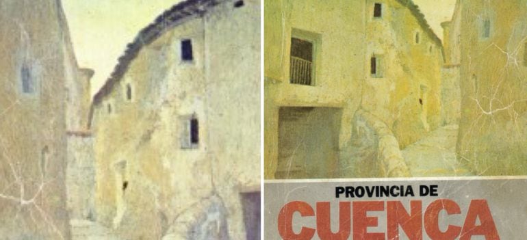 A la izquierda el cuadro original de Wifredo Lam; a la derecha la portada de la guía telefónica con la imagen impresa al revés.