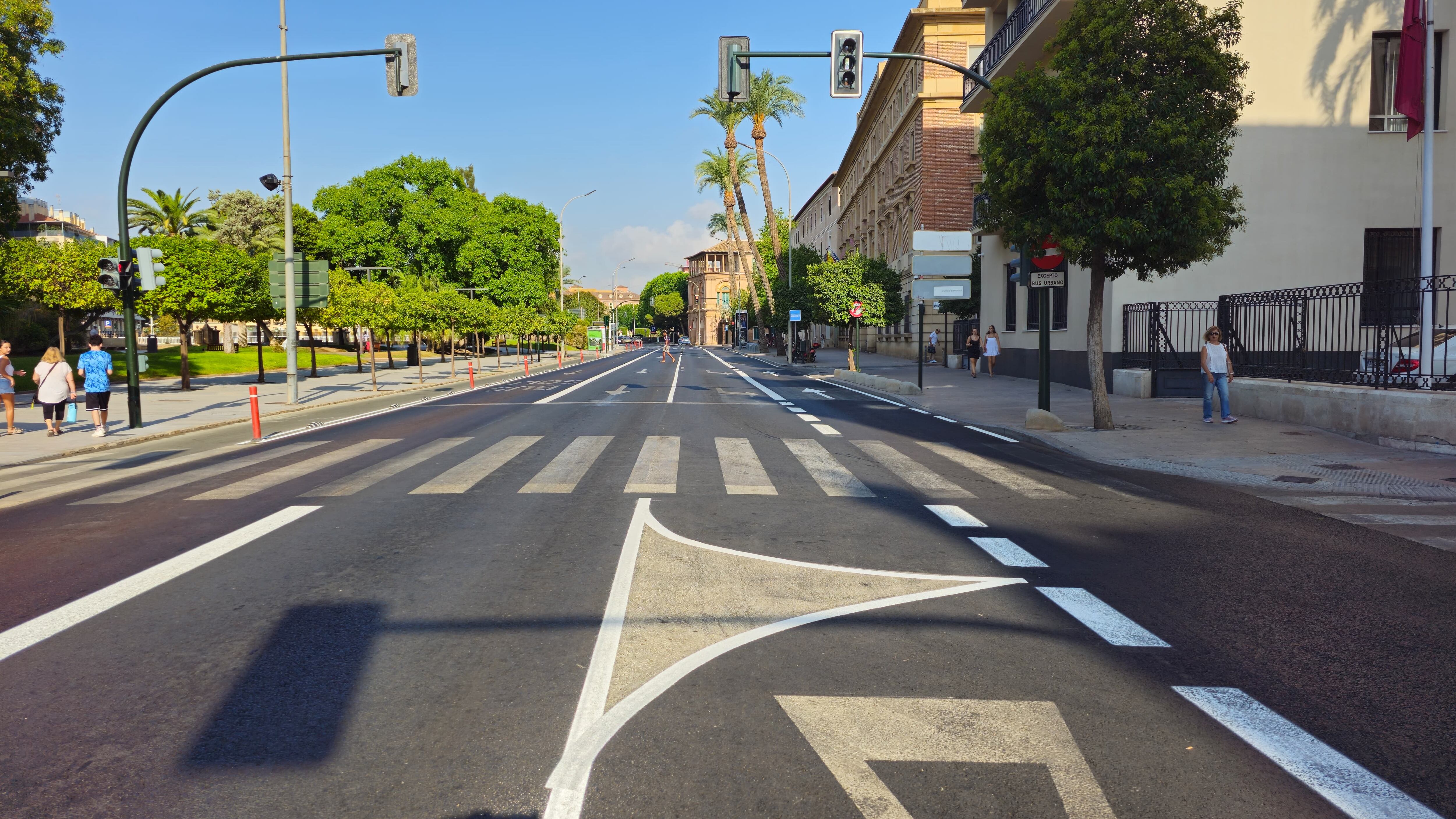 Imagen de la avenida Teniente Flomesta