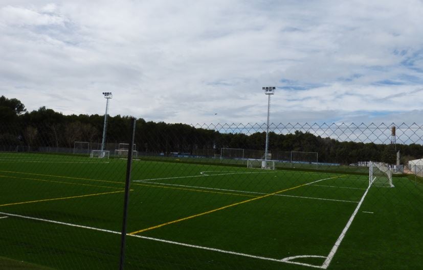 La instalación cuenta con cuatro campos de fútbol