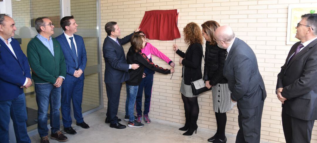 Momento de la inauguración del centro