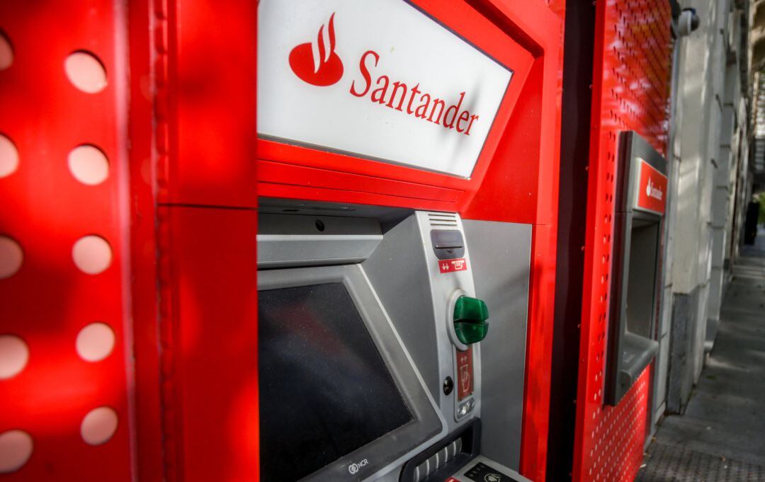 Un cajero de Banco Santander.