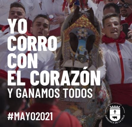 Campaña puesta en marcha por el Ayuntamiento de Caravaca con motivo de la suspensión de las fiestas en honor a la Vera Cruz