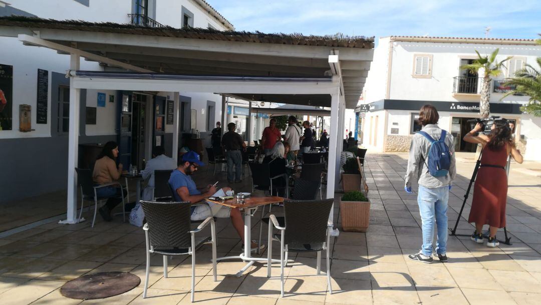 Imagen de archivo de un bar de Formentera