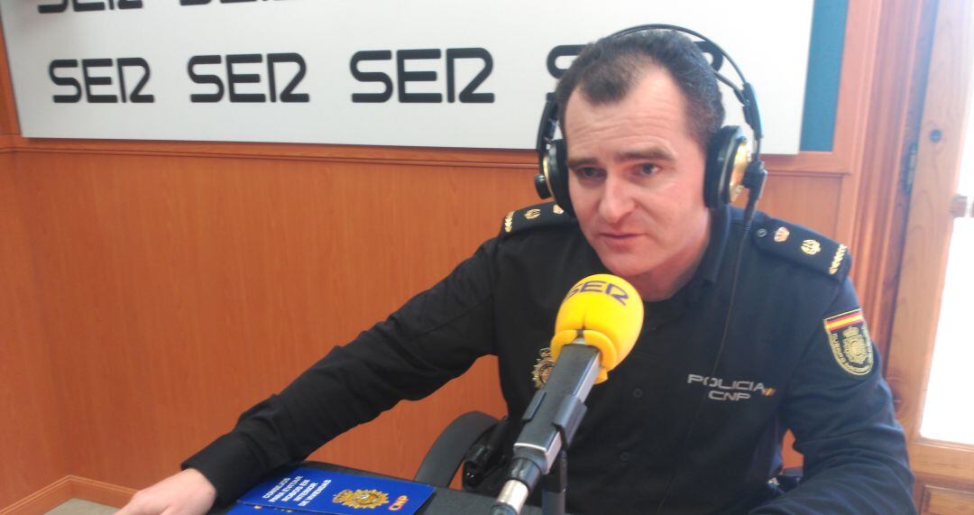 Francisco Javier Fernández Gómez, portavoz de la Policía Nacional de Toledo