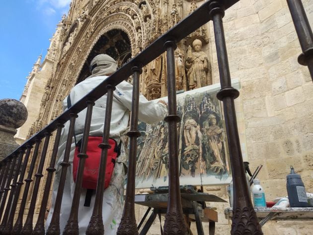 Severiano Monge frente a Santa María