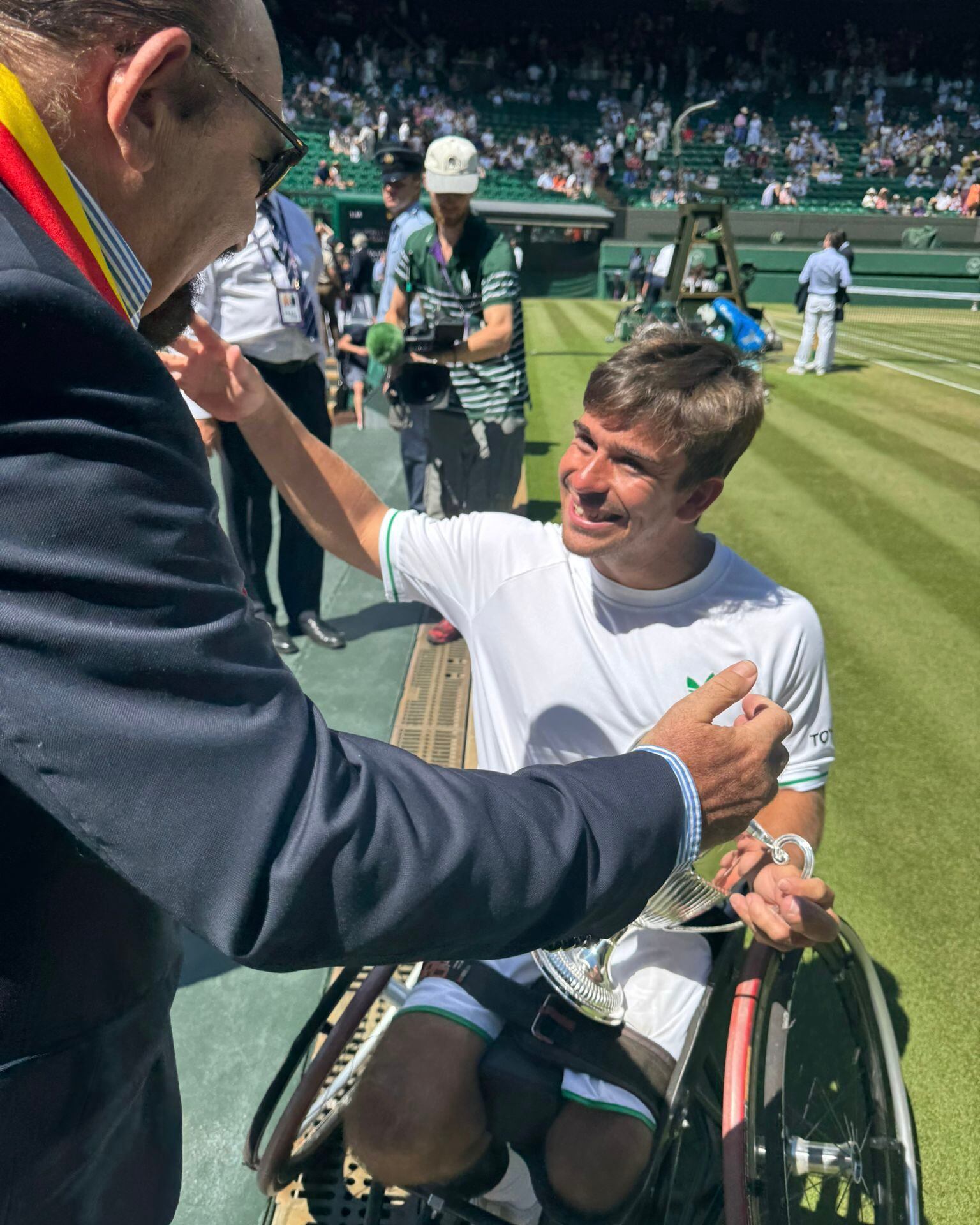 Martín de la Puente, oro en dobles en Wimbledon