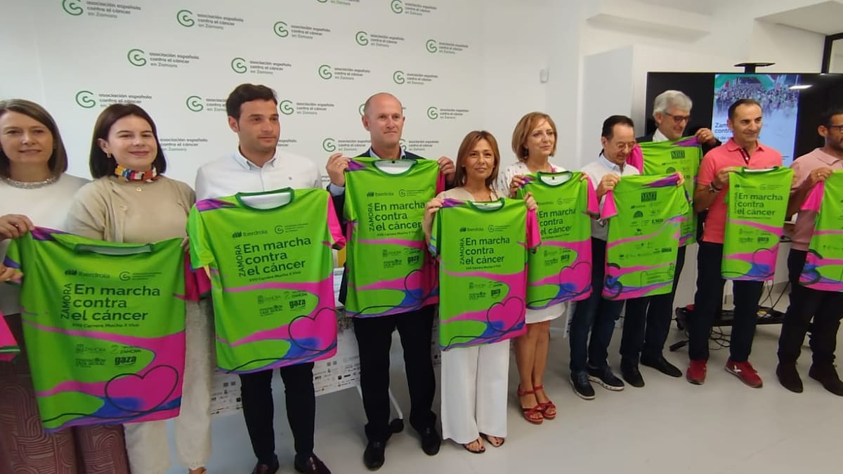 La AECC de Zamora presenta la marcha "Mucho x Vivir"