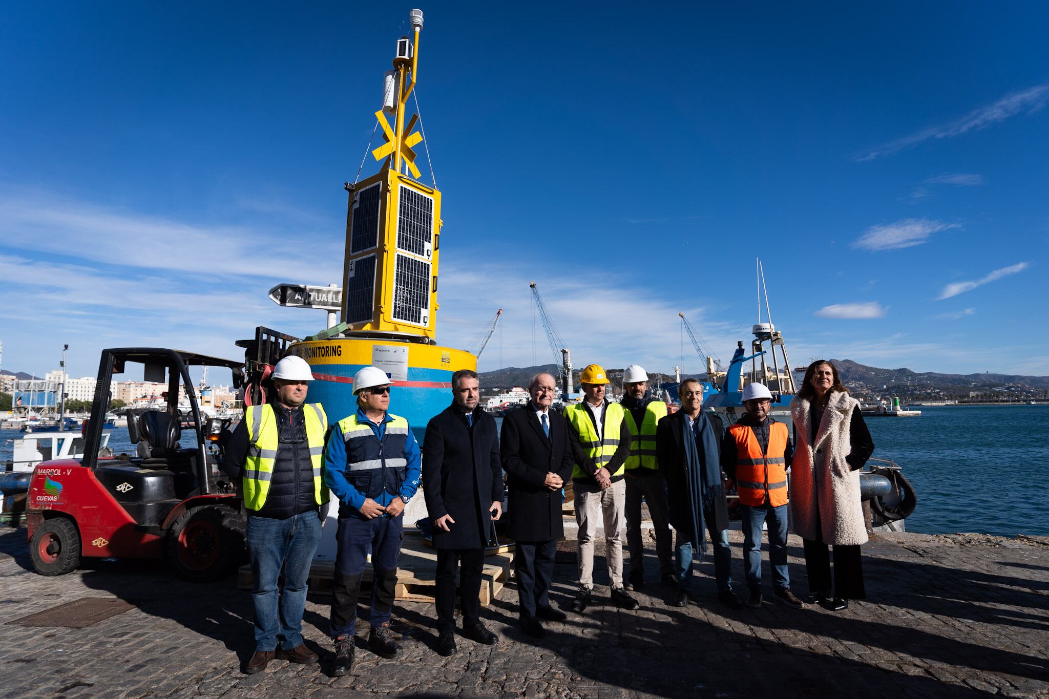Momento de la presentación del proyecto