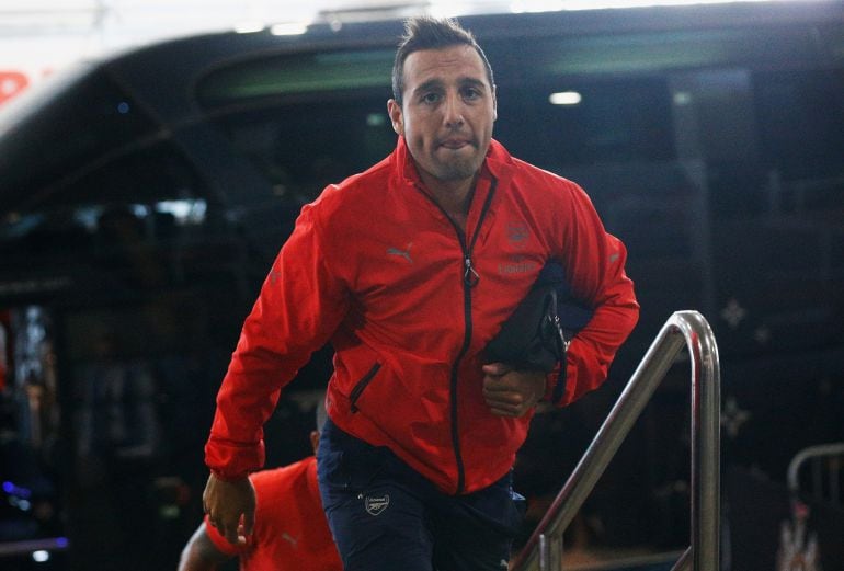 Santi Cazorla, en su etapa en el Arsenal.