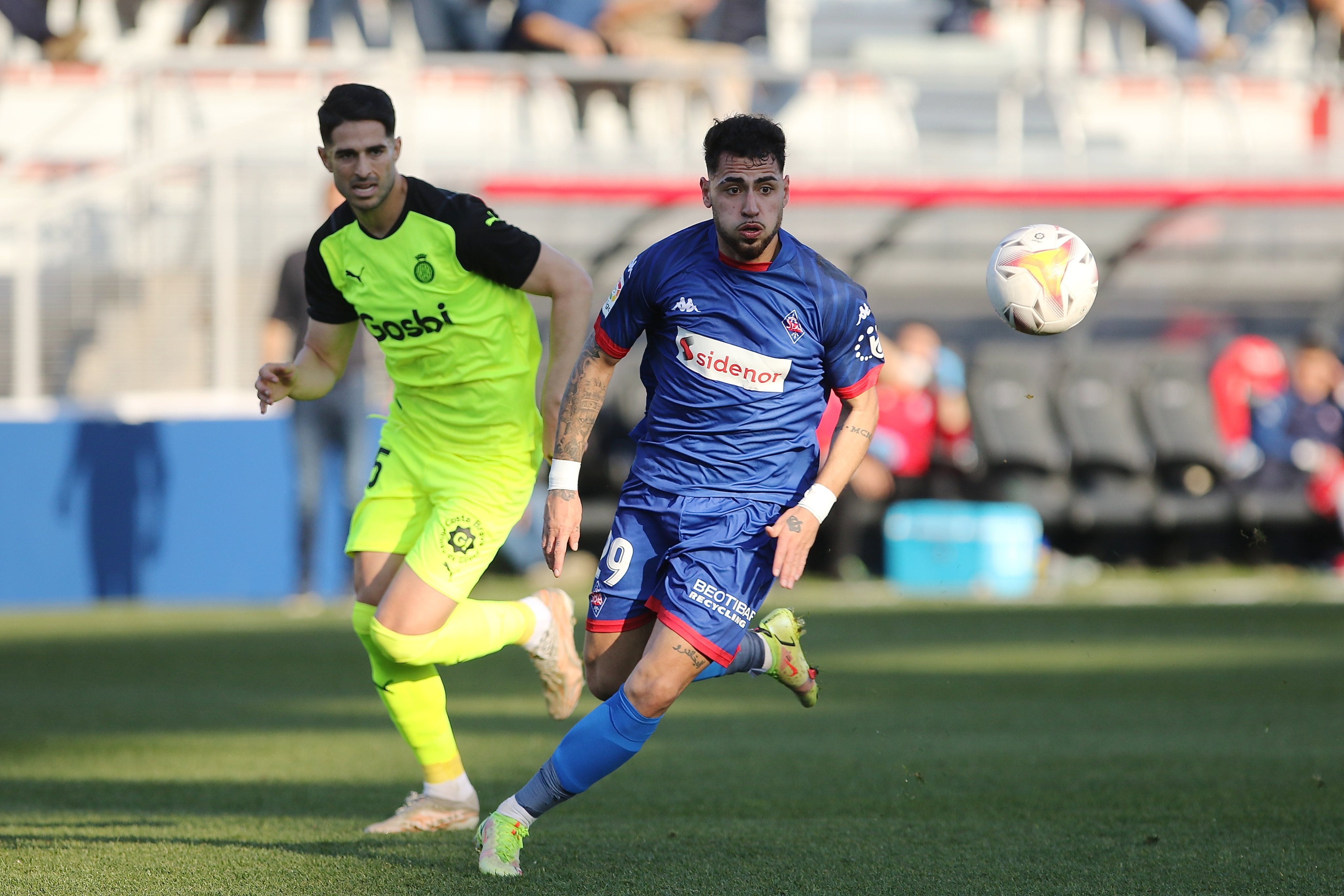 Sergio Moreno durante el partido