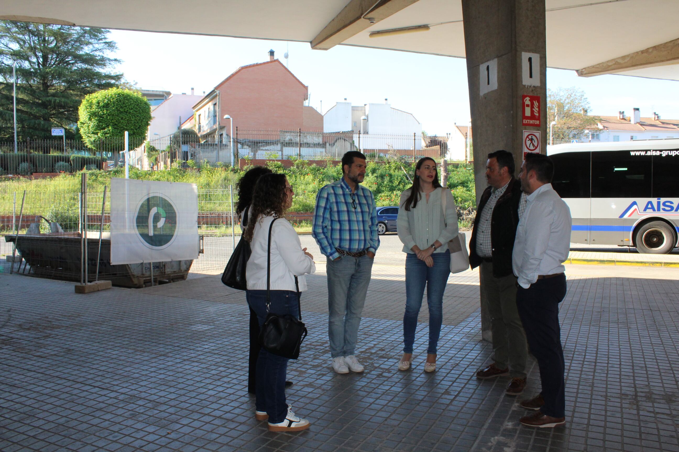 Visita a las obras de la Estación de Autobuses de Ciudad Real